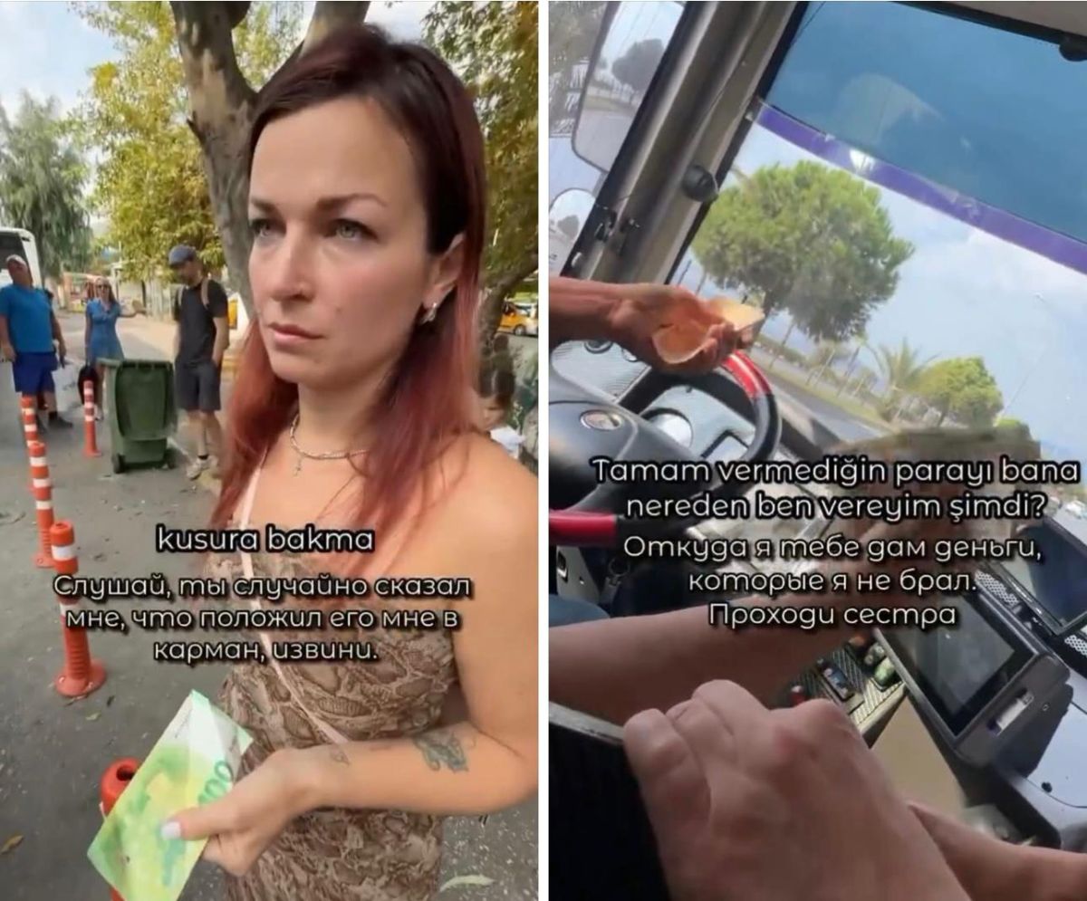 Alanya’da Otobüste Turist ile Şoför Arasında 100 Euro Tartışması!
